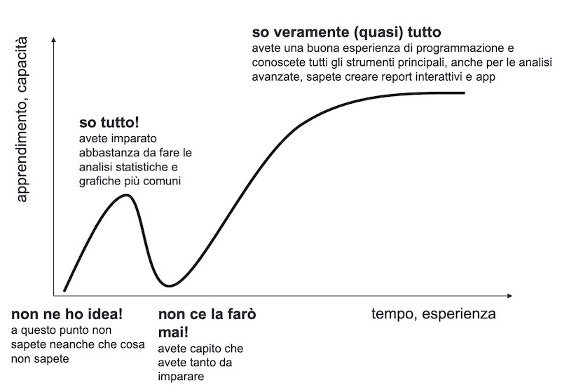 La vera curva di apprendimento di R.