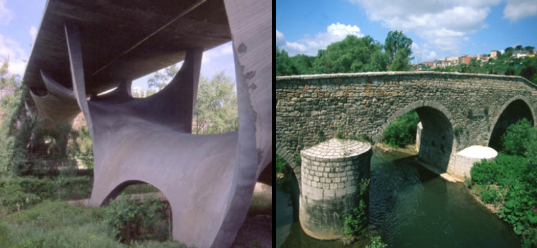 Bridges and landscape around Potenza